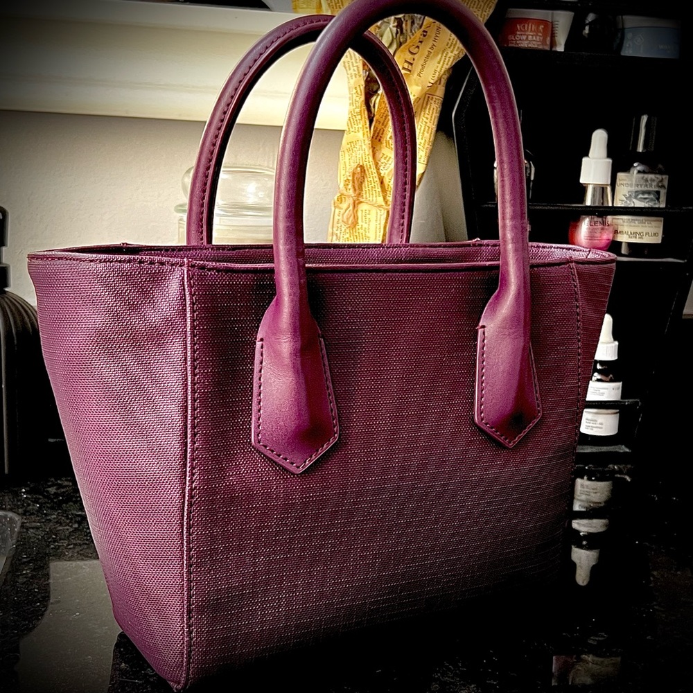 Dagne Dover Mini Tote in Plum